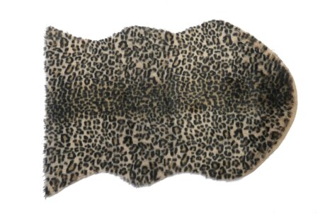 DKNC - Dierenvel Panter - Imitatievacht - 60x90cm - Bruin DKNC - Dierenvel Panter - Imitatievacht - 60x90cm - Bruin
