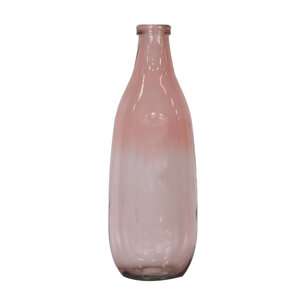 Dijk Natural Collections - Bottle recycled glass 15x40cm - Roze Dijk Natural Collections - Bottle recycled glass 15x40cm - Roze