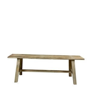 DKNC - Bank historisch hout - 78x22.5x28cm - Natuurlijk DKNC - Bank historisch hout - 78x22.5x28cm - Natuurlijk