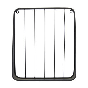 DKNC - Metalen wandrek - Set van 3 - 32.5x11x37.2cm - Zwart DKNC - Metalen wandrek - Set van 3 - 32.5x11x37.2cm - Zwart