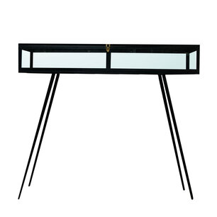 DKNC - Kast - Metaal - 88x29.5x78cm - Zwart DKNC - Kast - Metaal - 88x29.5x78cm - Zwart