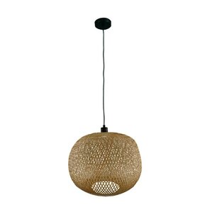 DKNC - Hanglamp - Bamboe - 46x46x43cm - Bruin DKNC - Hanglamp - Bamboe - 46x46x43cm - Bruin