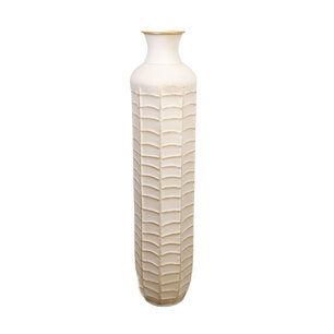 DKNC - Fles metaal - 18x18x78 cm - Wit DKNC - Fles metaal - 18x18x78 cm - Wit