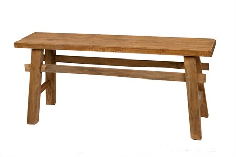 DKNC - Bankje - 118x27x53cm - Natuurlijk DKNC - Bankje - 118x27x53cm - Natuurlijk