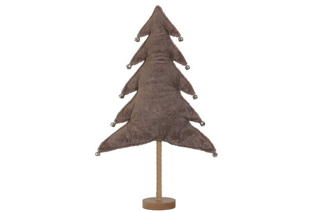 DKNC - Beeld boom - Stof - 45x12x74 cm - Grijs DKNC - Beeld boom - Stof - 45x12x74 cm - Grijs