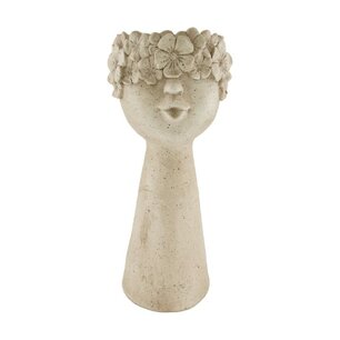 DKNC - Plantenbak - Magnesium - 23x22x53.5 cm - Grijs DKNC - Plantenbak - Magnesium - 23x22x53.5 cm - Grijs