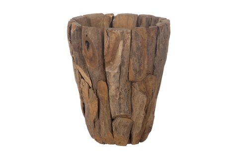 DKNC - Plantenbak erosie hout - 50x60cm - Natuurlijk DKNC - Plantenbak erosie hout - 50x60cm - Natuurlijk