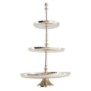DKNC - Etagere - Aluminium - 30x51cm - Zilver DKNC - Etagere - Aluminium - 30x51cm - Zilver