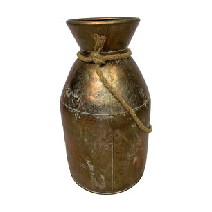 Dijk Natural Collections - Vase metal 21.2x39.3cm - Grijs Dijk Natural Collections - Vase metal 21.2x39.3cm - Grijs