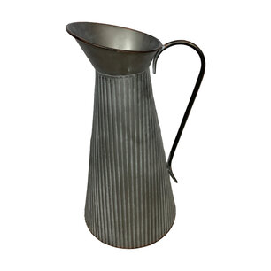 DKNC - Karaf - Metaal - 29x26x50.5cm - Grijs DKNC - Karaf - Metaal - 29x26x50.5cm - Grijs