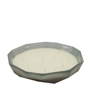 DKNC - Kaars Manila - Gerecycled glas - 34x34x9cm - Grijs DKNC - Kaars Manila - Gerecycled glas - 34x34x9cm - Grijs