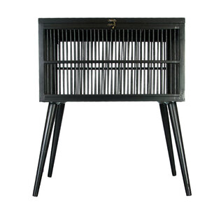 DKNC - Kast Otta - Hout - 55x37x61cm - Zwart DKNC - Kast Otta - Hout - 55x37x61cm - Zwart
