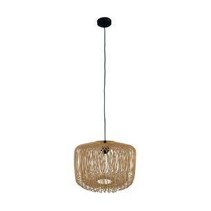 DKNC - Hanglamp Beja - Bamboe - 38x38x28cm - Beige DKNC - Hanglamp Beja - Bamboe - 38x38x28cm - Beige