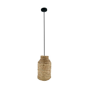 DKNC - Hanglamp - zeegras - 24x24x38cm - Natuurlijk DKNC - Hanglamp - zeegras - 24x24x38cm - Natuurlijk
