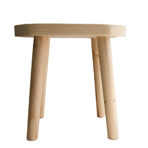 DKNC - Kruk Sinawin - Paulownia hout - 38x22x38 cm - Beige DKNC - Kruk Sinawin - Paulownia hout - 38x22x38 cm - Beige