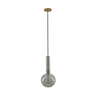 DKNC - Hanglamp glas - 20x20x40cm - Grijs DKNC - Hanglamp glas - 20x20x40cm - Grijs