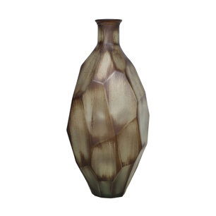 DKNC - Fles Elgin - Recycled glas - 29x29x59 cm - Bruin DKNC - Fles Elgin - Recycled glas - 29x29x59 cm - Bruin