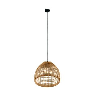 DKNC - Hanglamp Bangalore - Rotan - 38x38x28cm - Bruin DKNC - Hanglamp Bangalore - Rotan - 38x38x28cm - Bruin