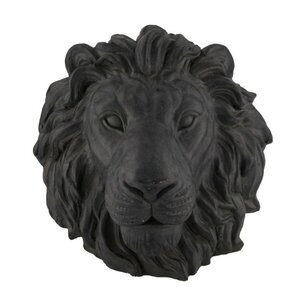 DKNC - Beeld leeuw Wenen - magnesium - 36x35x32cm - Grijs DKNC - Beeld leeuw Wenen - magnesium - 36x35x32cm - Grijs