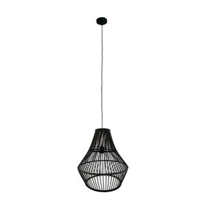 DKNC - Hanglamp Buffalo - Bamboe - 38x38x42cm - Zwart DKNC - Hanglamp Buffalo - Bamboe - 38x38x42cm - Zwart